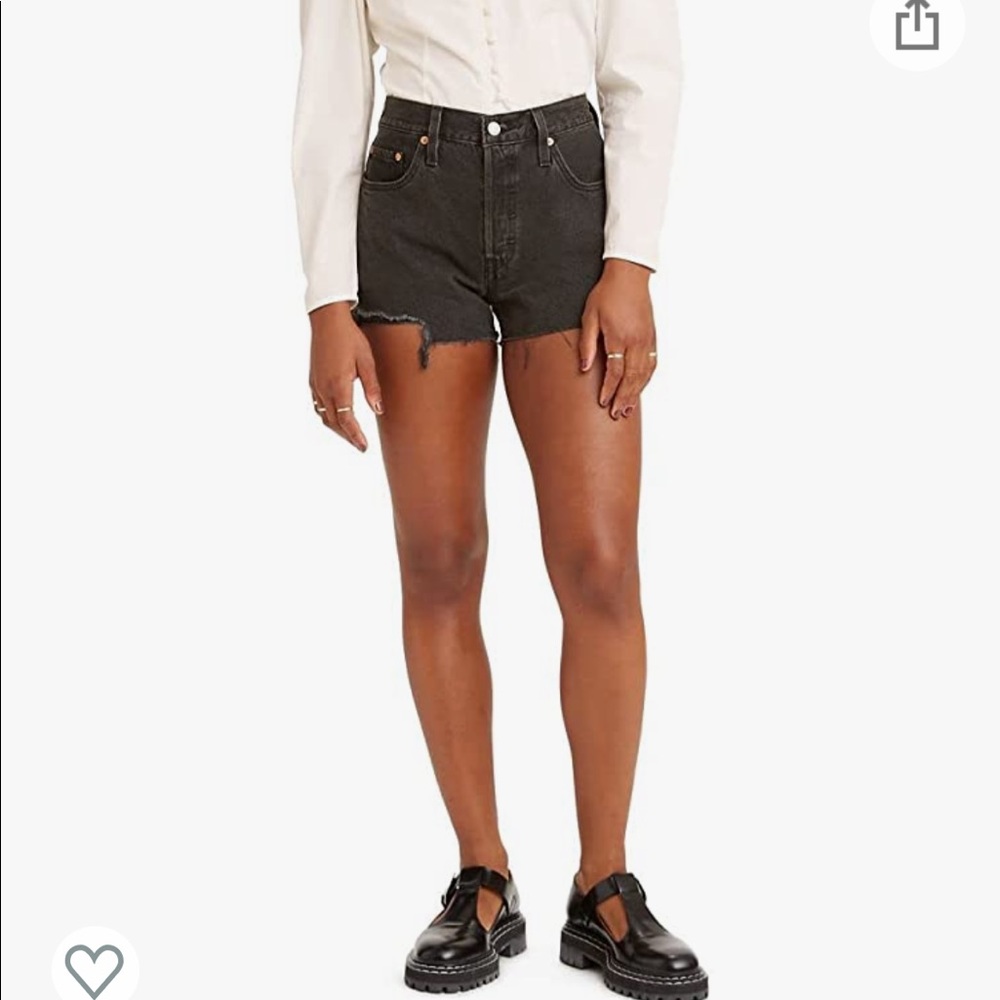 Levi's Women's 501 Original Shorts denim high waisted